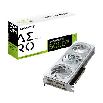 GIGABYTE GeForce RTX 5060 Ti AERO OC 16G Graphics Card - 16GB GDDR7