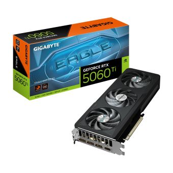 GIGABYTE GeForce RTX 5060 Ti EAGLE MAX OC 8G Graphics Card - 8GB GDDR7, 128bit