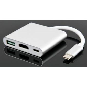 JLC P11 Type C 3 Port Adapter - Grey