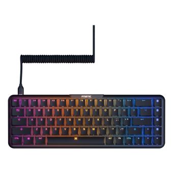 Fnatic Production Fnatic STREAK65 PBT Mechanical Gaming Keyboard LOW PROFILE SPEED Black - UK Layo