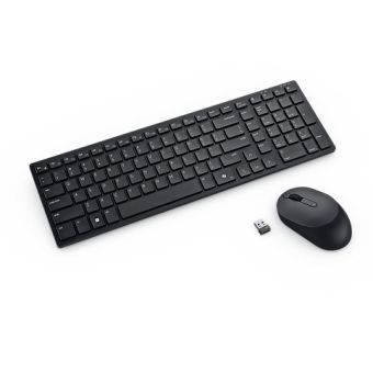 DELL KM555 keyboard Mouse included Universal RF Wireless + Bluetooth QWERTY US International Black