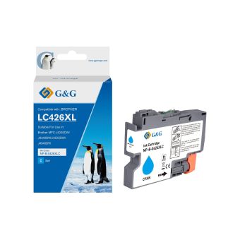 CTS Wholesale Comp Brother LC426XLC High Capacity Cyan Ink Cartridge 54ml