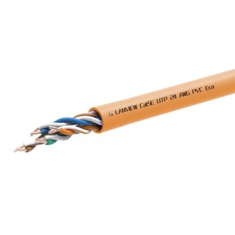 Lanview LVN122005 networking cable Orange 305 m Cat5e U/UTP (UTP)