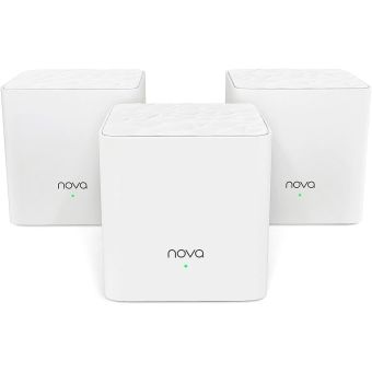 Tenda Nova Mesh3f White AC1200 Whole Room Mesh WiFi System 3 Pack