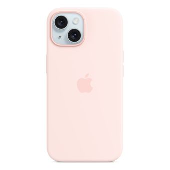 Apple iPhone 15 Silicone Case with MagSafe - Light Pink