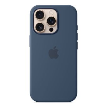 Apple iPhone 16 Pro Silicone Case with MagSafe - Denim