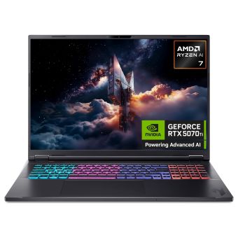 Acer Nitro 18 AI AN18-61 - AMD Ryzen AI 7 350, 16GB, 1TB SSD, NVIDIA GeForce RTX 5070Ti, 18