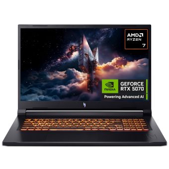 Acer Nitro V 17 AI ANV17-41 - AMD Ryzen 7 260, 16GB, 1TB SSD, NVIDIA GeForce RTX 5070, 17.3