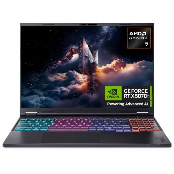 Acer Nitro 16 AI AN16-61 - AMD Ryzen AI 7 350, 16GB, 1TB SSD, NVIDIA GeForce RTX 5070Ti, 