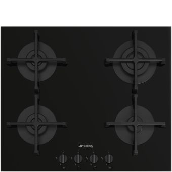 Smeg Universal PV264B hob Black Built-in 60 cm Gas 4 zone(s)