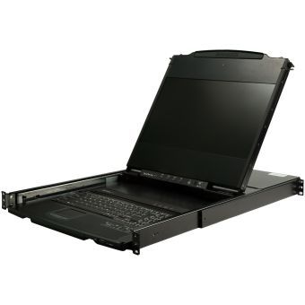 StarTech.com dual rail rackmount kvm console single port lcd monitor server rack 1u kvm cables