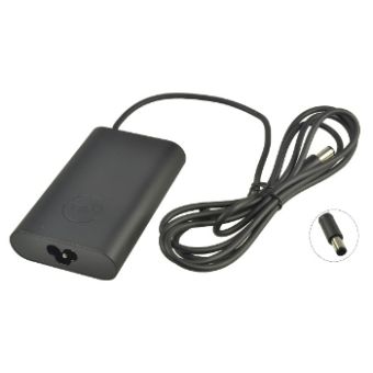 DELL AC Adapter, 65W, 19.5V, 3 Pin, Barrel Connector, C5 Power Cord, Cavendish - Approx 1-3 working day l
