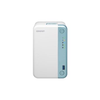 QNAP TS-251D J4005 Ethernet LAN Tower Blue, White NAS
