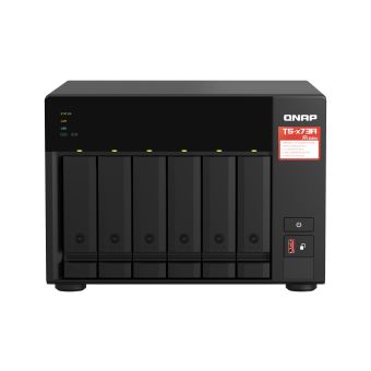 QNAP TS-673A-8G NAS/storage server Tower Ethernet LAN Black V1500B