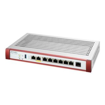 Zyxel USG FLEX 200 HP  User-definable ports with 1*2.5G  1*2.5G (PoE+) & 6*1G  1*USB  with 1 YR Entry Defense Pack