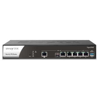 Draytek Vigor 2962 wired router 2.5 Gigabit Ethernet Black, White