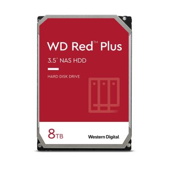 Western Digital Red Plus internal hard drive 8 TB 5640 RPM 256 MB 3.5